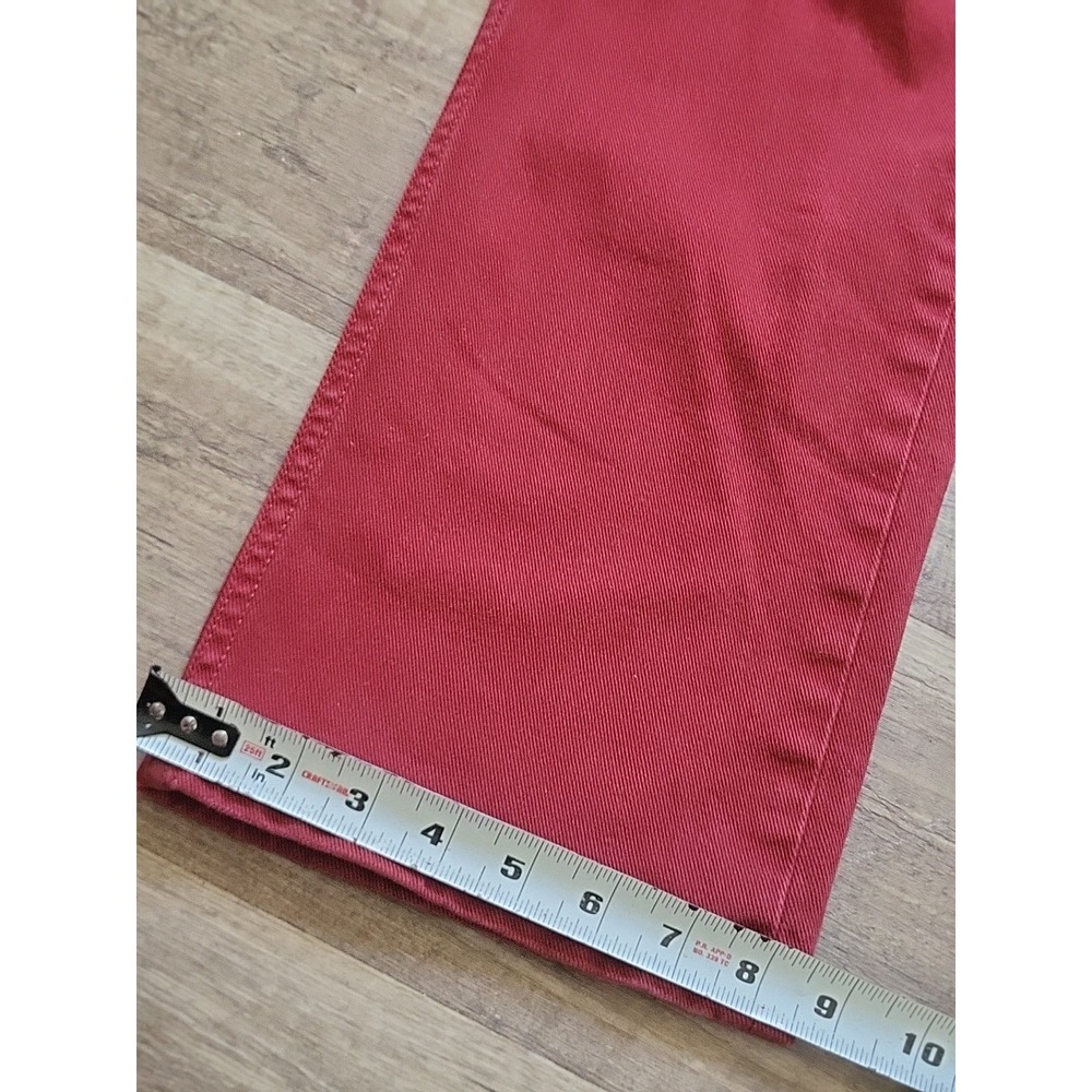 LEVIS 514 MEN'S RED JEANS, 35 x 34 PC9 00514-0798 - Picture 8 of 9